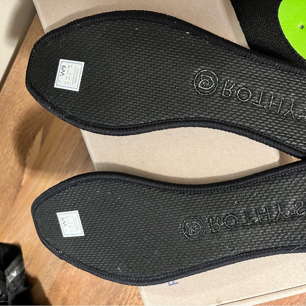 Rothys The Square Flat - Black - Picture 14 of 14